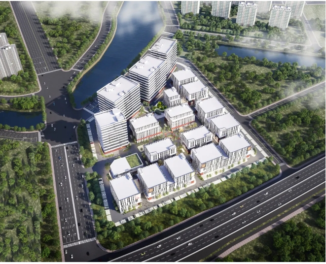 浦仪公路旁,竖起产业新地标